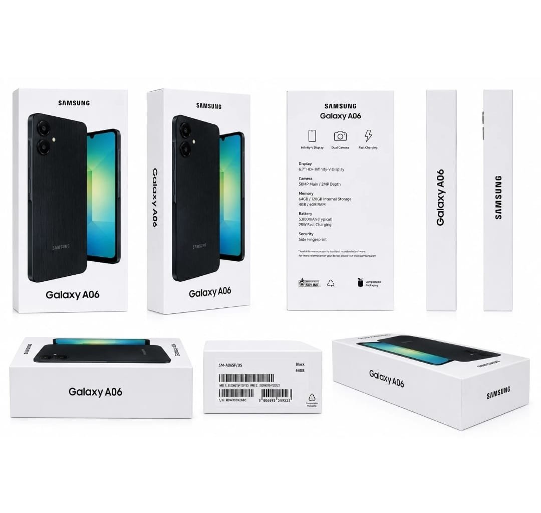 Samsung Galaxy A06 128GB Smartphone thumbnail