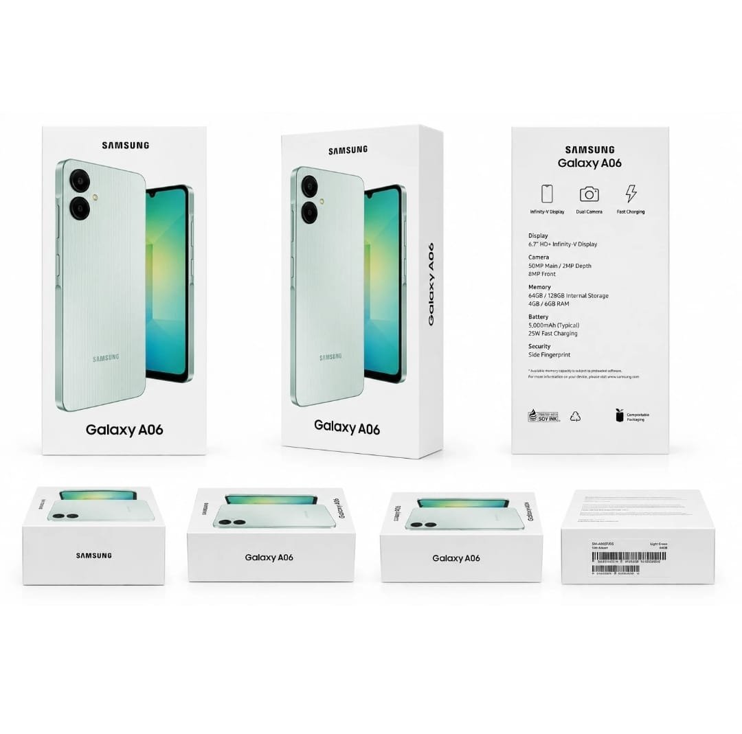 Samsung Galaxy A06 128GB Smartphone thumbnail